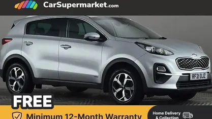 Used Kia Sportage 177 HP (130 kW) 2021 Silver SUV
