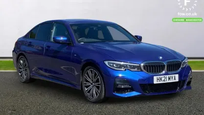 Begagnad BMW 320 M Sport 184 HK (135 kW) 2021 Blå Sedan