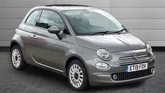 Grey Used 2019 Fiat 500 Lounge Hatchback | £6,740 (Fair price)