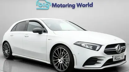 Used Mercedes A35 AMG Executive 306 HP (225 kW) 2022 White Hatchback
