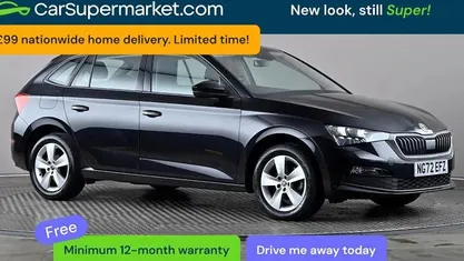 Used Skoda Scala SE 110 HP (80 kW) 2023 Black Hatchback