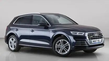 Used Audi Q5 S-Line 190 HP (139 kW) 2017 Blue SUV