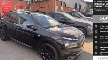 Used Citroën C4 Cactus Flair 99 HP (72 kW) 2016 Black Hatchback