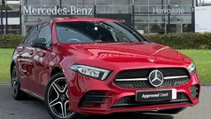 Red Used 2021 Mercedes A250 AMG line Sedan | £20,500 (Fair price)
