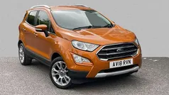 Orange Used 2018 Ford Ecosport Titanium SUV | £7,920 (Fair price)