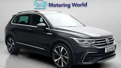 Used VW Tiguan R-line 150 HP (110 kW) 2021 Black SUV