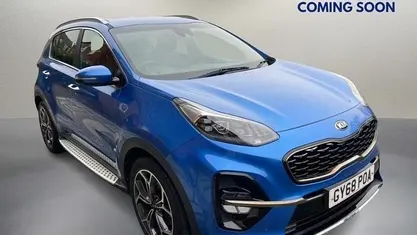Blue Used 2018 Kia Sportage GT-Line SUV | £12,850 (Fair price)