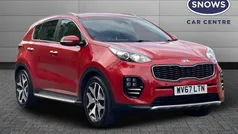 Red Used 2017 Kia Sportage GT-Line SUV | £13,028 (Fair price)