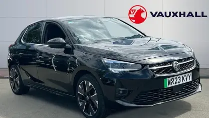 Used Vauxhall Corsa-e Ultimate 100 kW (136 HP) 2023 Black Hatchback