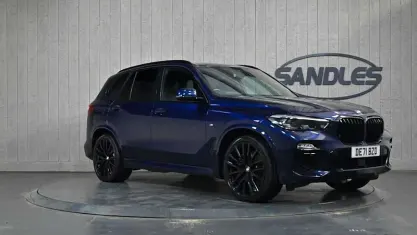 Used BMW X5 M Sport 394 HP (289 kW) 2021 Blue SUV
