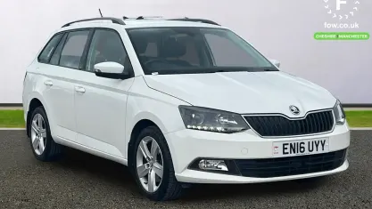 Used Skoda Fabia SE L 110 HP (80 kW) 2016 White Estate