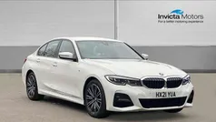 White Used 2021 BMW 330e M Sport Sedan | £19,600 (Fair price)