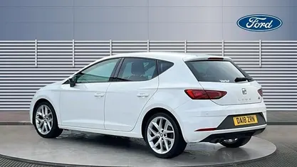 Used Seat Leon FR 125 HP (91 kW) 2018 White Hatchback