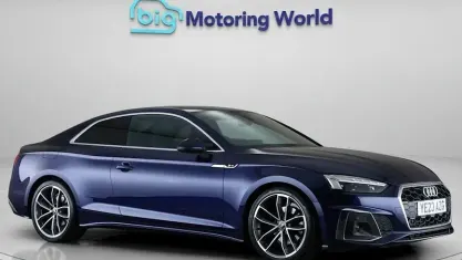 Used Audi A5 S-Line 150 HP (110 kW) 2023 Blue Coupe