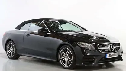 Used Mercedes E300 AMG Line Premium 245 HP (180 kW) 2020 Black Cabriolet