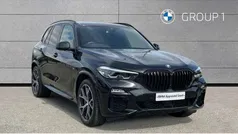 Black sapphire metallic paint Used 2021 BMW X5 M Sport SUV | £43,840 (Fair price)
