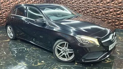 Used Mercedes A200 AMG Line Premium Plus 136 HP (100 kW) 2018 Black Hatchback