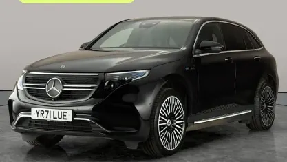 Used Mercedes EQC400 AMG line 300 kW (408 HP) 2021 Black SUV