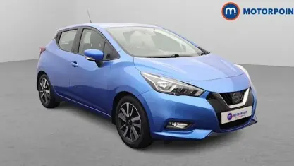 Used Nissan Micra Acenta 71 HP (52 kW) 2019 Blue Hatchback