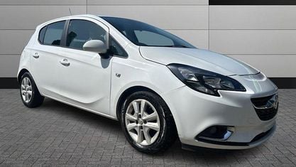 Begagnad Vauxhall Corsa Design Edition 90 HK (66 kW) 2016 Vit Halvkombi