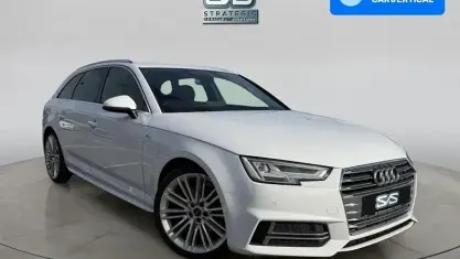 Used Audi A4 S-Line 252 HP (185 kW) 2017 White Estate