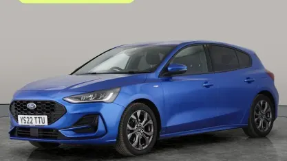Used Ford Focus ST-Line 125 HP (91 kW) 2021 Blue Hatchback