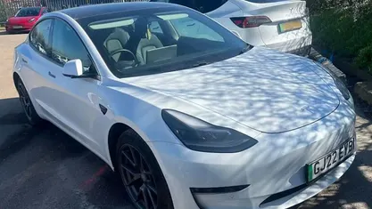 Used Tesla Model 3 Long Range AWD 366 kW (498 HP) 2022 White Sedan