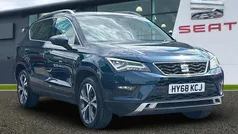 Lava blue Used 2018 Seat Ateca Ecomotive SUV | £10,495 (Fair price)