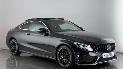 Used Mercedes C250 AMG Line Premium Plus 204 HP (150 kW) 2017 Black Coupe