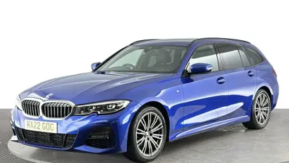 Used BMW 320 M Sport 184 HP (135 kW) 2022 Blue Estate