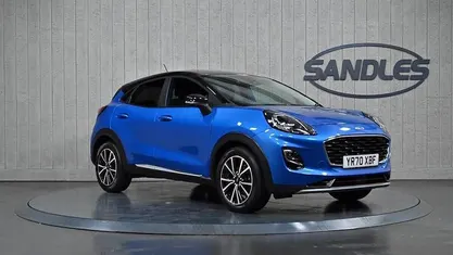 Blue Used 2020 Ford Puma Titanium Hatchback | £13,499 (Fair price)
