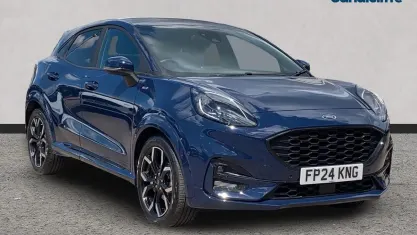 Used Ford Puma ST-Line X 125 HP (91 kW) 2023 Blazer blue (standard paint) SUV