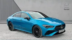 Blue Used 2024 Mercedes CLA220 AMG Line Premium Plus Sedan | £33,672 (Fair price)