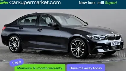 Usado BMW 320 Sport Line 184 CV (135 kW) 2020 Negro Berlina