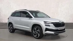 Brilliant silver metallic Used 2024 Skoda Karoq SportLine SUV | £26,962 (Fair price)