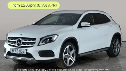 White Used 2019 Mercedes GLA180 AMG line SUV | £17,054 (Fair price)