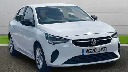 Used Vauxhall Corsa 75 HP (55 kW) 2020 White Hatchback