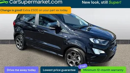 Used Ford Ecosport ST-Line 125 HP (91 kW) 2022 Black SUV