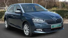 Quartz grey metallic silver roof Used 2021 Skoda Fabia SE Hatchback | £12,500 (Fair price)