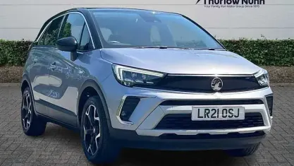 Used Vauxhall Crossland Elite 131 HP (96 kW) 2021 Quartz grey SUV