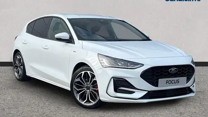 New Ford Focus ST-Line X 155 HP (114 kW) 2025 Frozen white (premium colour) Hatchback