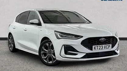White Used 2021 Ford Focus ST-Line Hatchback | £13,577 (Fair price)