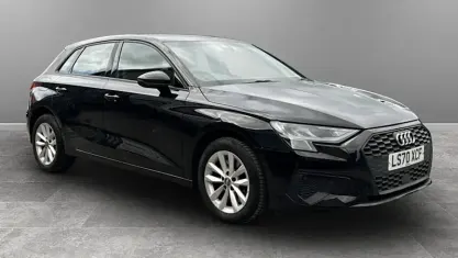 Used Audi A3 Sportback 110 HP (80 kW) 2020 Black Hatchback