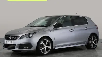 Used Peugeot 308 GT-line 131 HP (96 kW) 2019 Grey Hatchback