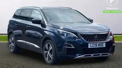 Used Peugeot 5008 GT-line 131 HP (96 kW) 2019 Blue SUV