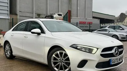 White Used 2020 Mercedes A180 Sedan | £12,100 (Fair price)
