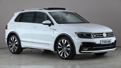 Używany VW Tiguan R-line 150 KM (110 kW) 2018 Biały SUV