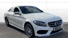 White Used 2018 Mercedes C250 AMG Line Premium Plus Sedan | £19,187 (Fair price)