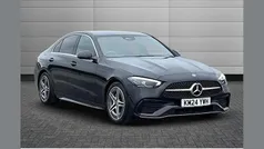Black Used 2024 Mercedes C200 AMG line Sedan | £31,259 (Fair price)