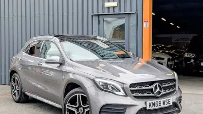 Used Mercedes GLA220 AMG line 177 HP (130 kW) 2018 Grey SUV